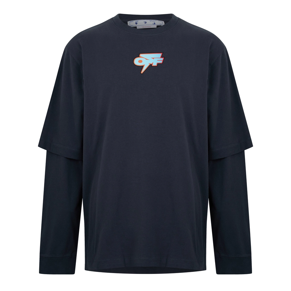 Off White Dgrd X2Slv - Blue